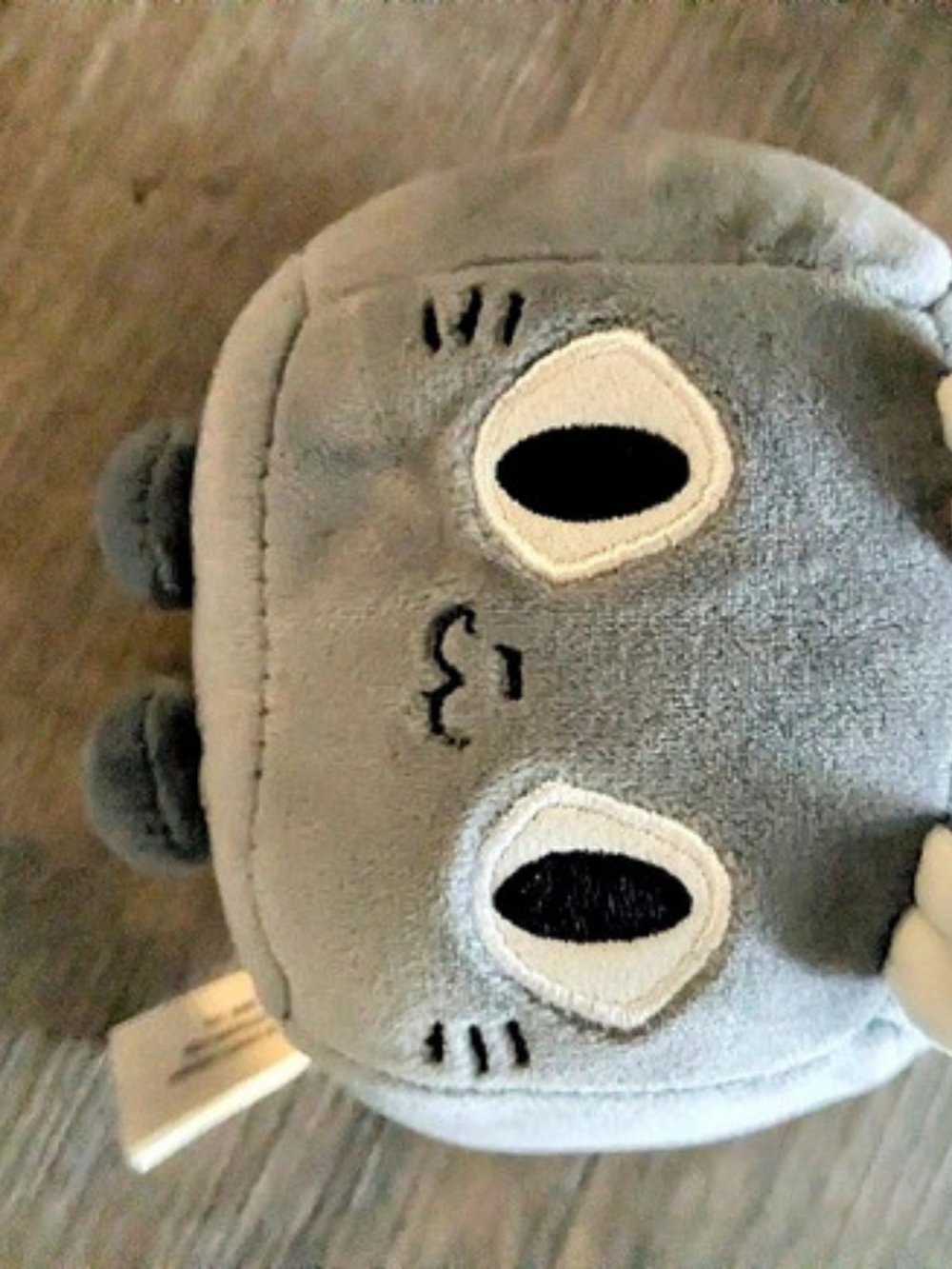 T.M. COOPER Gray Plush Stuffed Animal